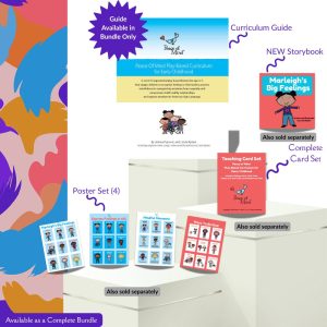 Peace of Mind Play-Based Curriculum Complete Bundle (Guide + Card Set + Posters + Storybook)